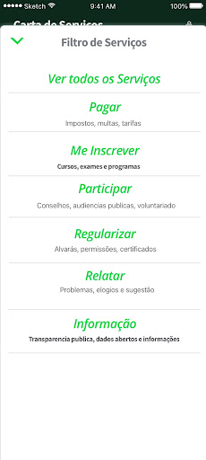 Guia de Serviços Santos Screen 3