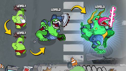 Merge Fight: Grim & Zombie War Screen 3