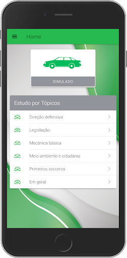 Android application Simulado de Prova Teórica 2024 screenshort