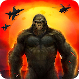 Kaiju Godzilla VS Kong Gorilla City Destruction 3D icon