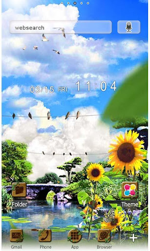 ZEN Four Gardens Wallpaper Screen 2