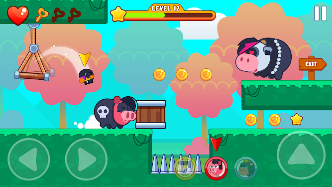 #1. Farm Evo - Piggy Adventure (Android) By: Mgif Studio