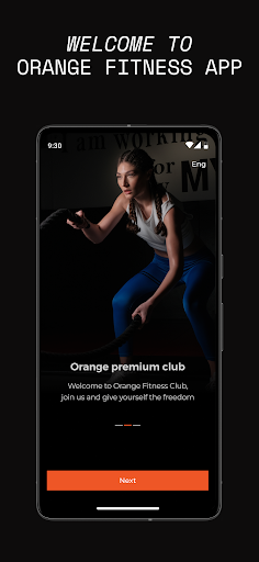 Orange Fitness Screen 3