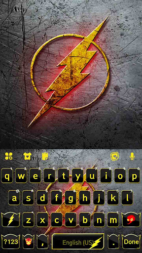 Lightning Flash 2 Keyboard Background