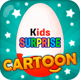 Chocolate Surprise Eggs: Cartoon icon
