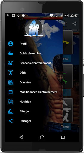 Aperçu de l'application