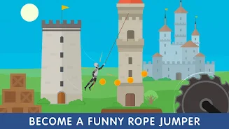 Hanger Rope Man Fly: Adventure of Jumper Screenshot