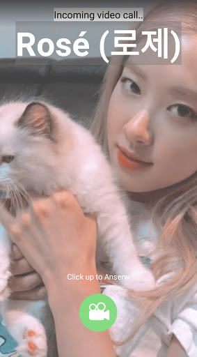 Rose Video Call Blackpink- Video Call Simulation