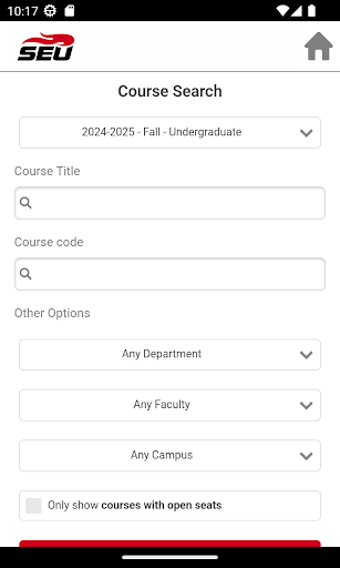 SEU MyPortal Screen 2