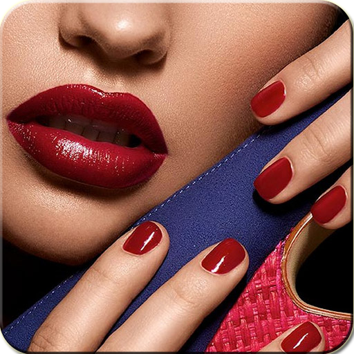 Lipstic ,Nailpolish:Models logo