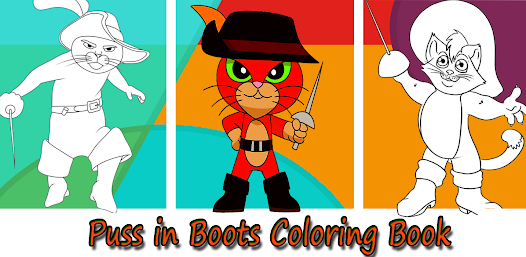Puss in Boots: Coloring Book 2 APK + Mod (Unlimited money) إلى عن على ذكري المظهر