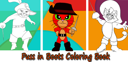 Puss in Boots: Coloring Book