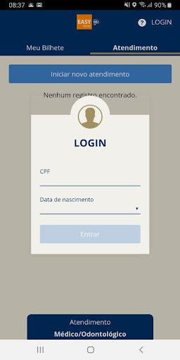 Android application EASY Seguro Viagem screenshort
