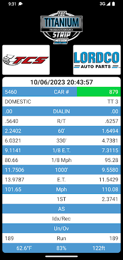 Android application Mission Raceway screenshort