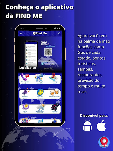 Android application Find Me screenshort