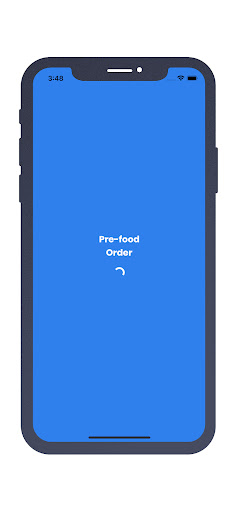 Android application Prefood order screenshort