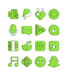 Lime - icon pack Screenshot