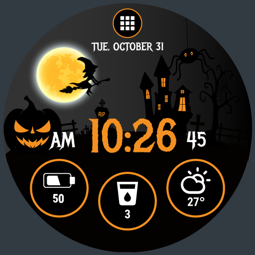 Halloween Watch Face HuskyDEV  Icon