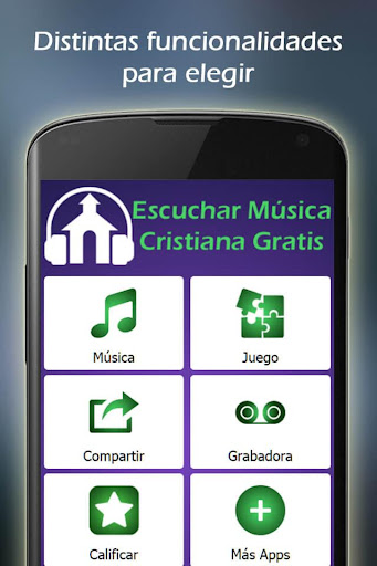 Android application Escuchar Música Cristiana App screenshort