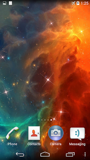 Outer Space Live Wallpaper Screen 2