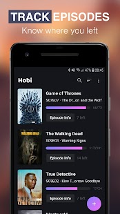 Hobi: TV Series Tracker, Trakt Screenshot