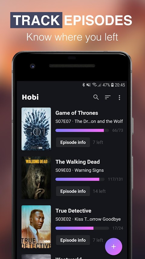 Hobi: TV Series Tracker, Traktのおすすめ画像2