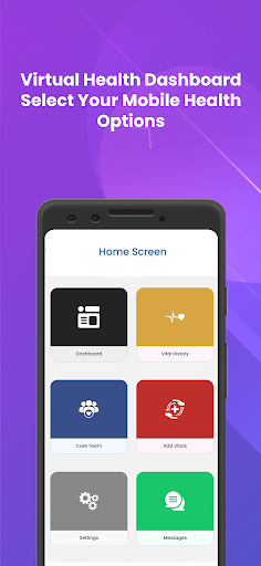 Android application Tethr by Virtare Health screenshort