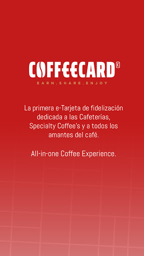 Android application Coffeecard Partner screenshort