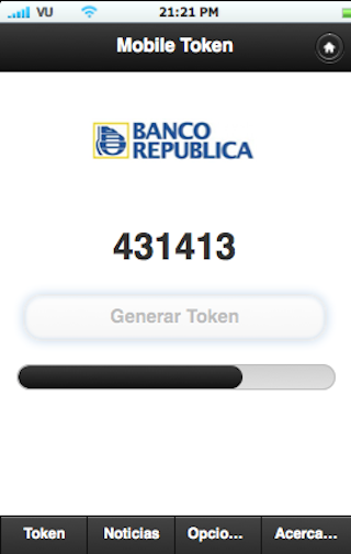 Android application VU BR Token screenshort