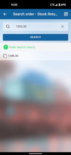 Planon Warehouse Manager App Screen 3