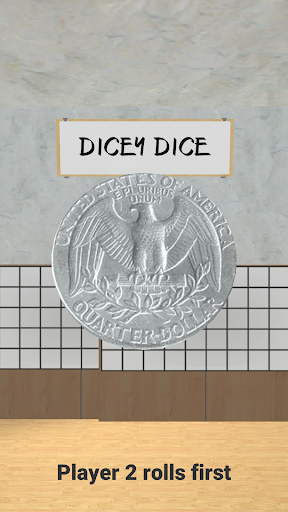 Android application Dicey Dice (Development Demo) screenshort