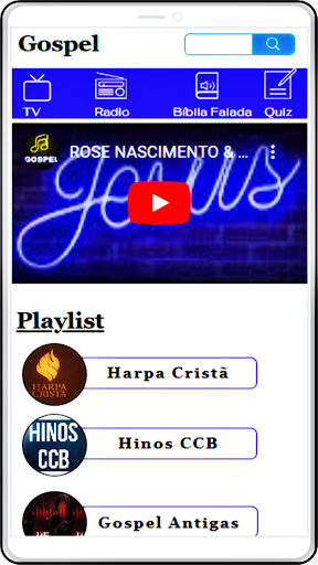Android application Músicas Louvor Gospel screenshort