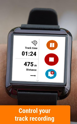 Screenshot of Locus Map Watch