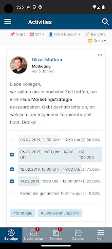 Android application OnlineForum screenshort