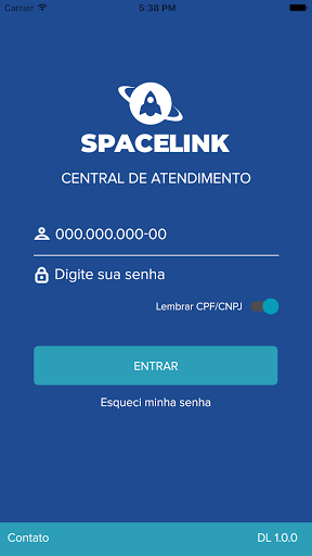 Android application SpaceLink screenshort