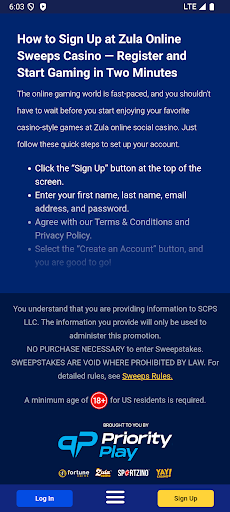 Zula Casino screenshot 4