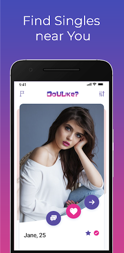 Android application DoULike - Chat and Dating app screenshort