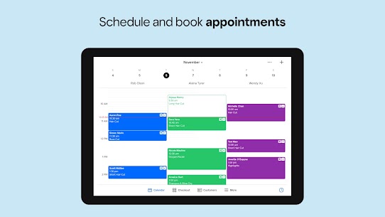 Square Appointments: Scheduler 12