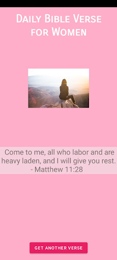Android application Women's Daily Bible Verse screenshort