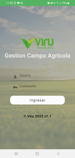 Android application Gestión Campo Agricola screenshort