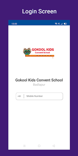 Android application Gokool Kids Convent School screenshort