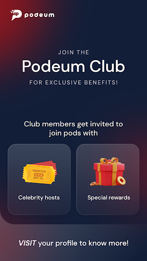 Android application Podeum screenshort