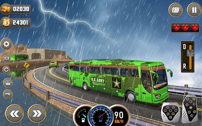 Army Bus Driving Games 3D