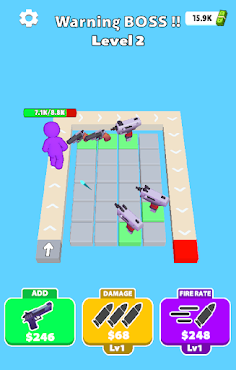 Gun Tower : Merging - Screenshot 2