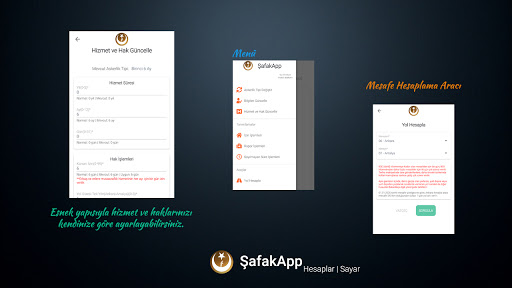 ŞafakApp: Şafak Hesaplar Sayar Screen 3
