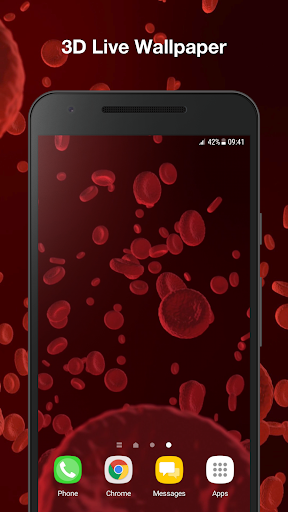 Android application Blood Cells Live Wallpaper screenshort