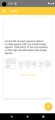Android application Non-verbal Reasoning Questions screenshort