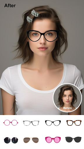 Android application Hairstyle Try On screenshort