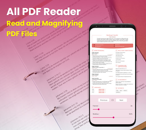 Android application Pdf Magnifier screenshort