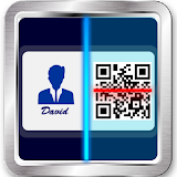 vCard:QR code scanner for QR code Business Card icon